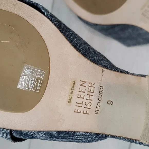NEW Eileen Fisher Ruche Women Comfort Slide Heels Sandals shoes sz 9