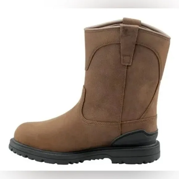 New HERMAN SURVIVORS® Work Boots Mens Brown Leather Waterproof Steel Toe Sz 14