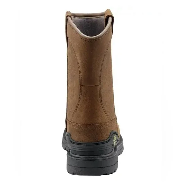 New HERMAN SURVIVORS® Work Boots Mens Brown Leather Waterproof Steel Toe Sz 14