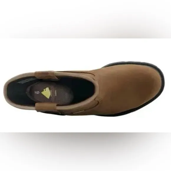 New HERMAN SURVIVORS® Work Boots Mens Brown Leather Waterproof Steel Toe Sz 14
