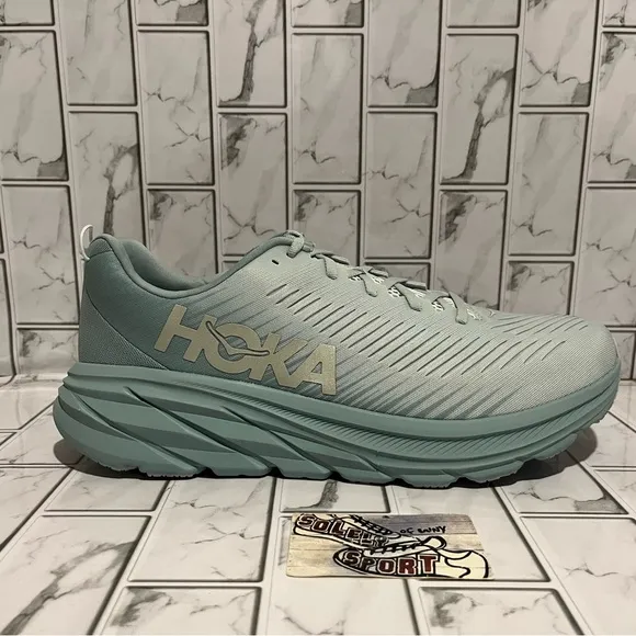 New Hoka One One Rincon 3 Running Shoes Walking Jogging Workout Blue Mens 13