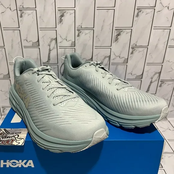 New Hoka One One Rincon 3 Running Shoes Walking Jogging Workout Blue Mens 13