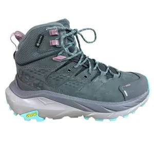 NEW Hoka Womens Kaha 2 Mid GTX Goretex Hiking Boots 8.5B Castlerock Gray Cushion