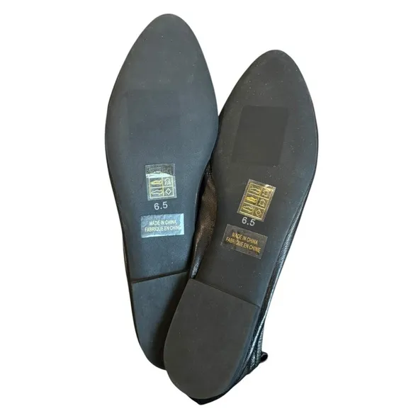 New! Jeffrey Campbell Tippy Leather Ballet Flats