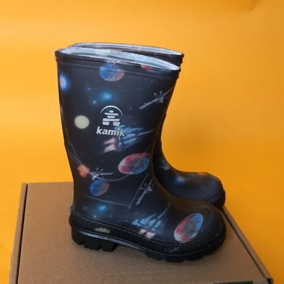 New Kamik Kids Shoes boots waterproof sport with sz 6 multicolor (R)