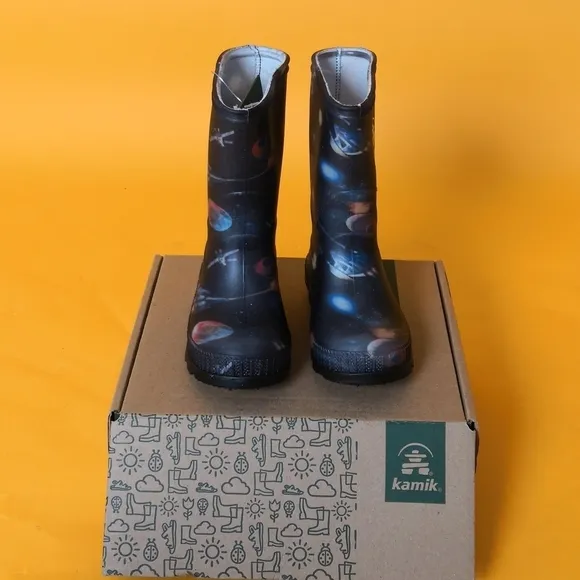 New Kamik Kids Shoes boots waterproof sport with sz 6 multicolor (R)