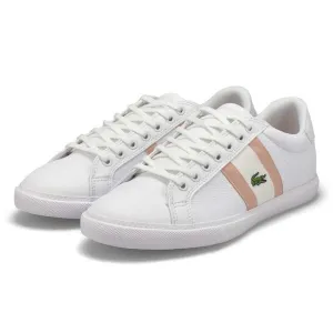 NEW Lacoste Grad Vulc 120 1 Women’s White / Pink Sneaker Tennis Shoes Size 9