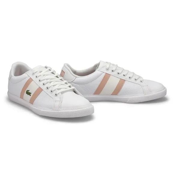 NEW Lacoste Grad Vulc 120 1 Women’s White / Pink Sneaker Tennis Shoes Size 9