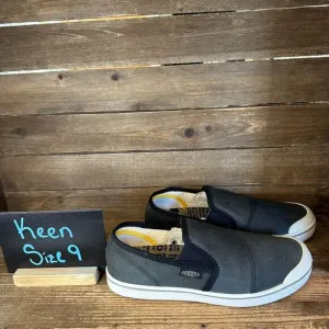 New Mens Keen Eldon Harvest Black Suede Sneakers‎ Shoes Slip On Walking Size 9 M