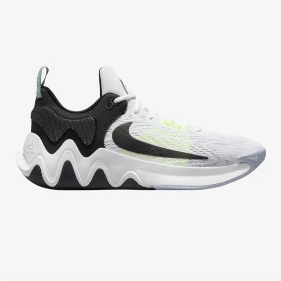 NEW Men’s Nike Athletic Basketball Shoes Giannis Black Green Sneakers‎ Size 12