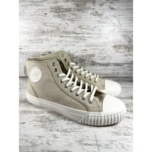 NEW Men's PF Flyers Center Hi Canvas Safari Beige Sneakers Sz 10 Athletic