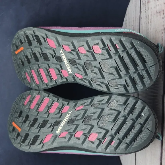 NEW Merrell Bravada 2 Waterproof Mineral Fuschia Trail Running Shoes Size 8.5