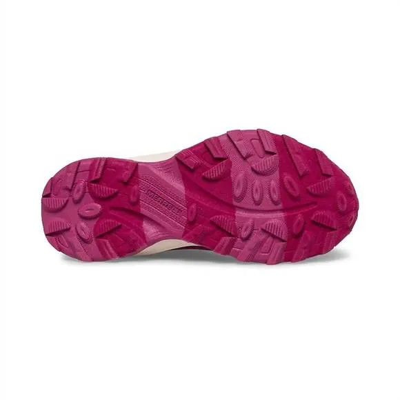 NEW MERRELL kids' moab speed low wp shoes in grey berry