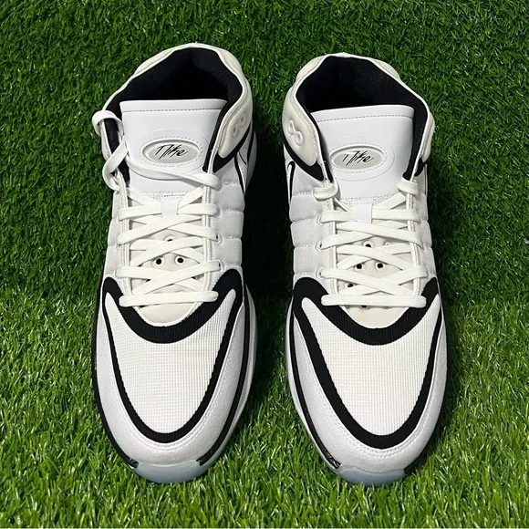 NEW Nike Air Zoom GT Hustle 2 White Black Basketball‎ Shoes Men’s Size 14