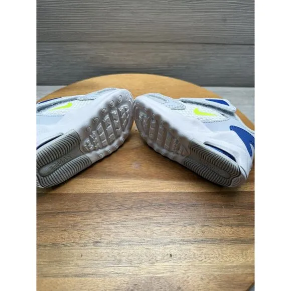 New Nike CW1629-004 Air Max Bolt TDE Sneakers Toddler Shoes Blue Yellow 4C