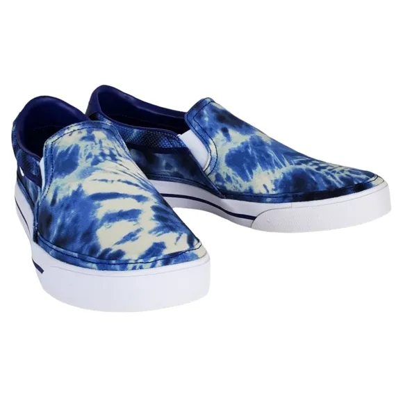 New Nike mens court legacy tie dye slip on sneakers multicolor