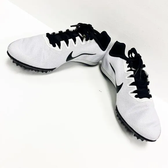 NEW Nike Zoom Rival M9 White Track Spikes Unisex Shoes Mens Size 12