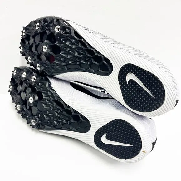 NEW Nike Zoom Rival M9 White Track Spikes Unisex Shoes Mens Size 12