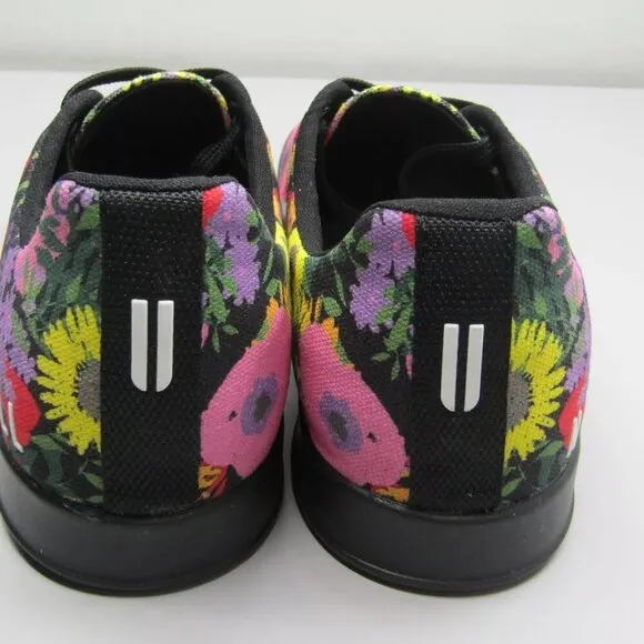 NEW NOBULL Womens Canvas Trainer Low Sneaker Floral  Gym Low Stable Size 7.5