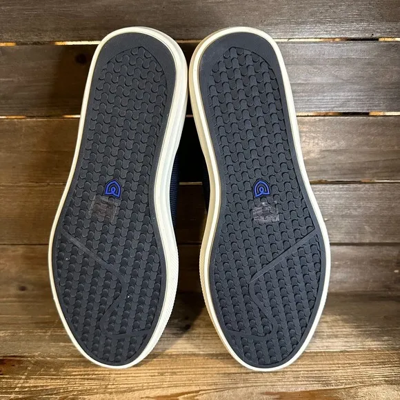 New NWOB Mens Rothys RS02 Navy Blue Knit Comfort‎ Casual Shoes Sneakers Size 9 M