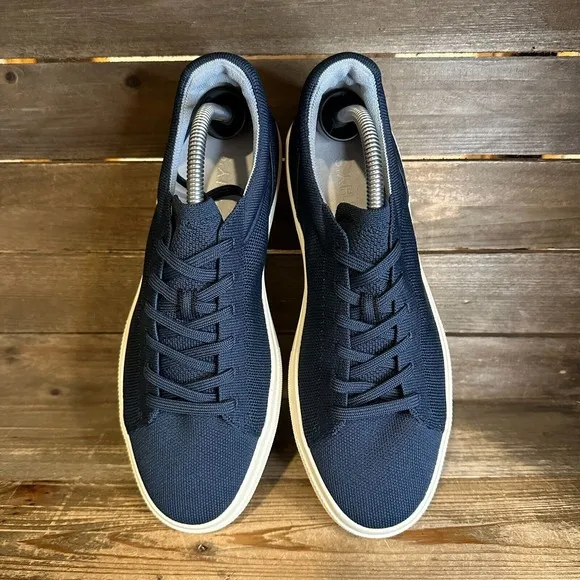 New NWOB Mens Rothys RS02 Navy Blue Knit Comfort‎ Casual Shoes Sneakers Size 9 M