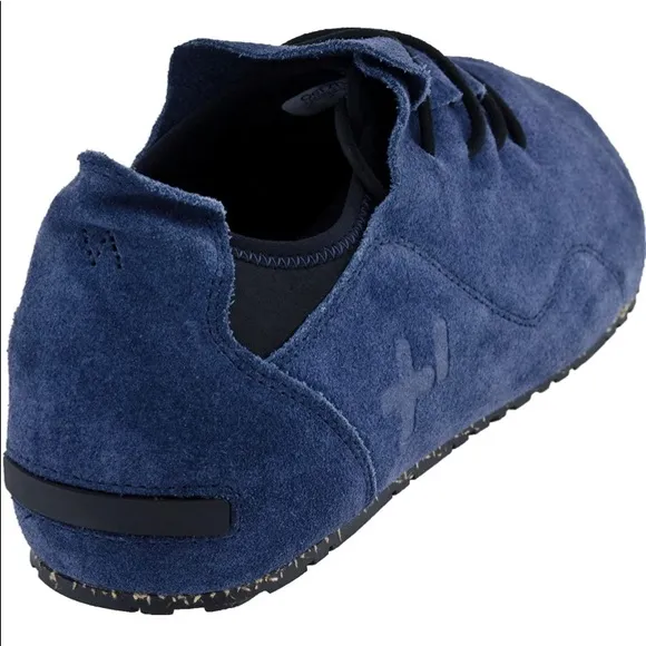 NEW! OeTZ 3300 SUPERSLICK Suede Leather Lace-up Shoes Size 45/12 Mens Navy Blue