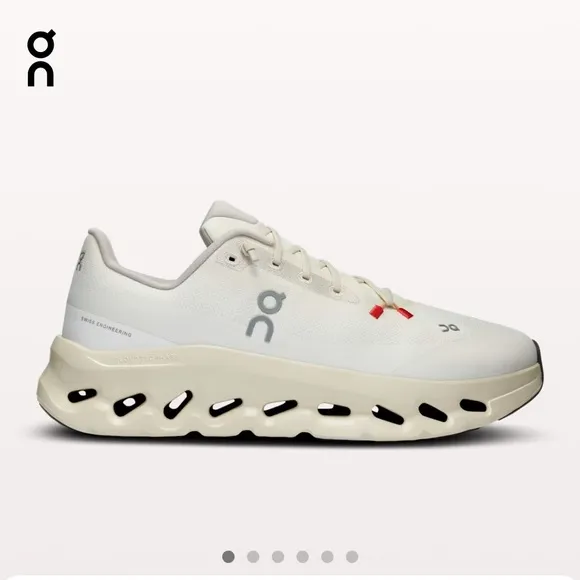 New! On Running White Sneakers cloudtilt sand cream size 11.5