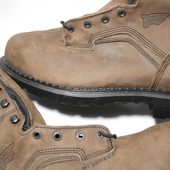 New Red Wing Steel Toe Work Boots 4435 Men's Size 14 EE Genuine Leather Durable!