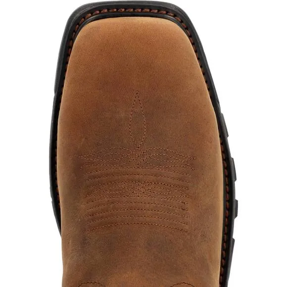 NEW ROCKY men's carbon-toe waterproof dri-freeze carbon 6 work boot in tan