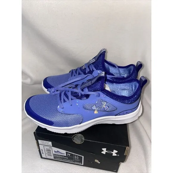 new running Under Armour Infinity 2.0 AL Shoes girls 6 Youth Purple Dots