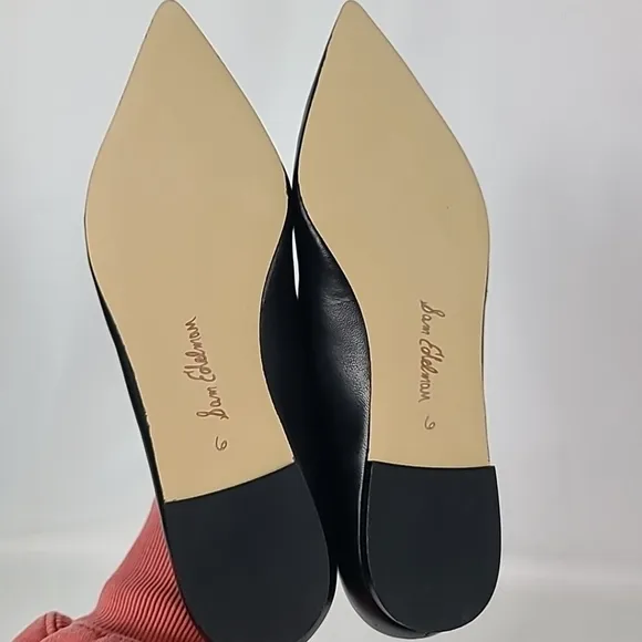 NEW Sam Edelman Womens Winslet Black Ballet Flats Shoes Sz 6