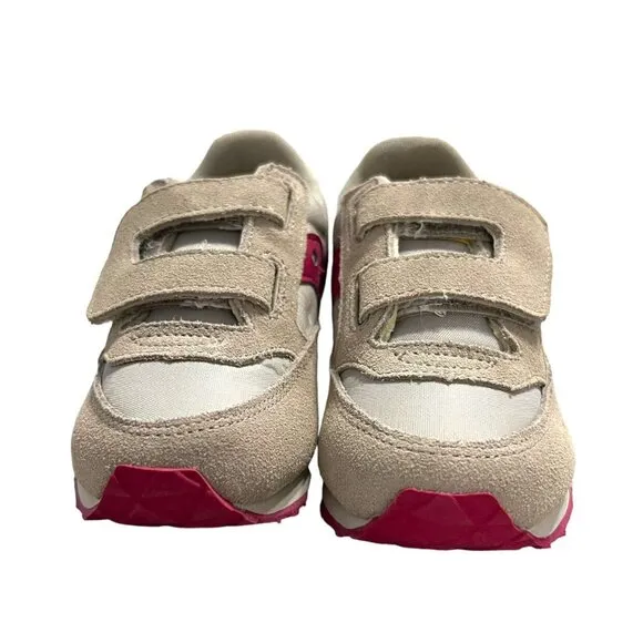 NEW Saucony 10M Taupe / Burgundy Jazz Sneakers