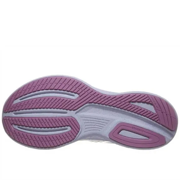 NEW SAUCONY women ride 17 running shoes in moon/viola