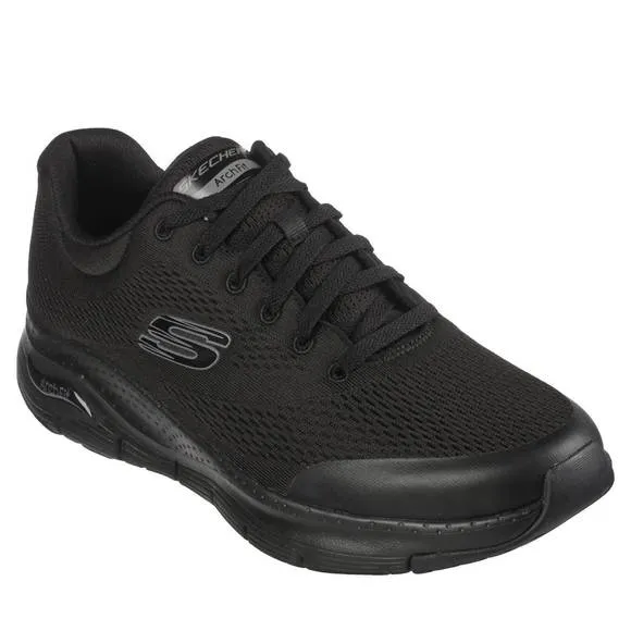 NEW SKECHERS men's arch fit shoes - medium width in black