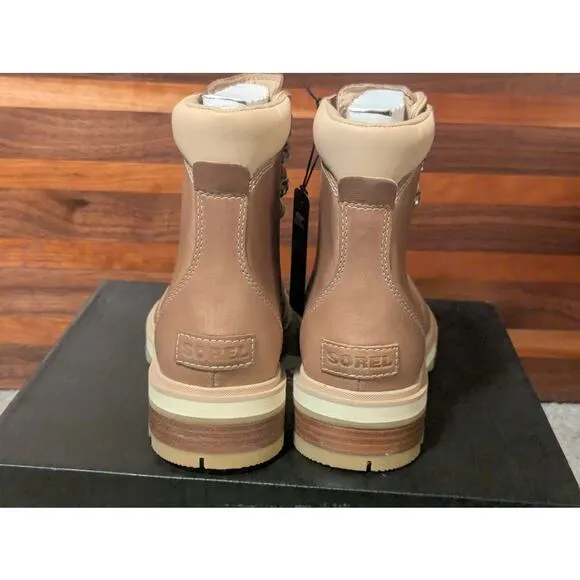 NEW Sorel Women's Lennox Lace Up Waterproof Ceramic Canoe Hiking Boots 6 NIB