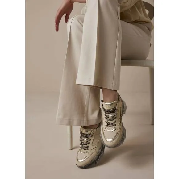NEW SUMMUM sole sneaker in ivory