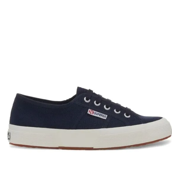 New SUPERGA 2750 Cotu Classic Sneakers black white casual Avorio tennis shoes 5