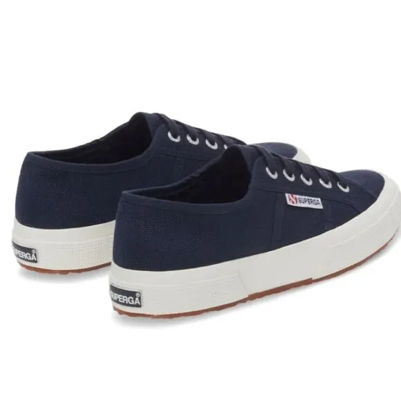 New SUPERGA 2750 Cotu Classic Sneakers black white casual Avorio tennis shoes 5