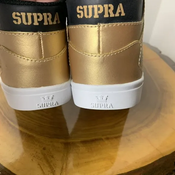 NEW! Supra Gold High Top Sneakers