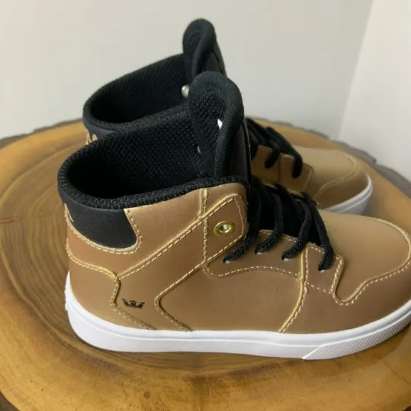 NEW! Supra Gold High Top Sneakers