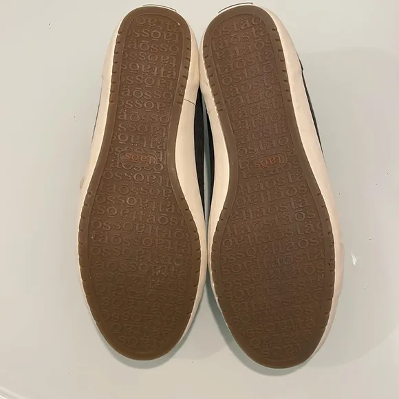 New Taos Footwear Star Sneaker In Washed Charcoal Canvas Size 10