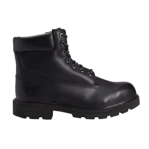 NEW Timberland PRO Sawhorse 6&quot; Composite Safety Toe Work Boots Black Mens Size 7