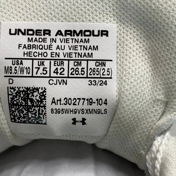 NEW Under Armour Sneakers Unisex 8.5M/10W UA Forge 96 Leather