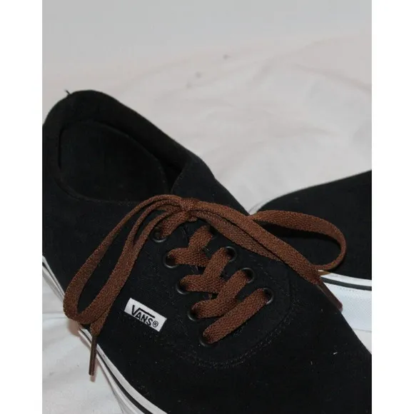 New VANS‎ Men's Casual Sneakers Black Grey Canvas Doheny Black Brown Sz 8.5