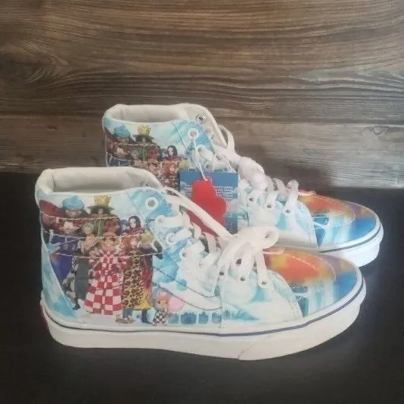 New Vans Sk8 Hi One Piece Anime Punk Hazard Limited Edition Deadstock Sneakers