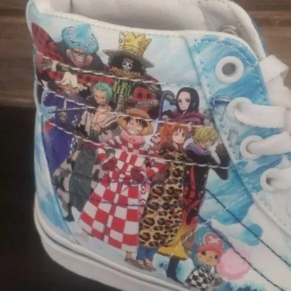 New Vans Sk8 Hi One Piece Anime Punk Hazard Limited Edition Deadstock Sneakers