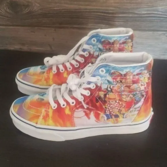 New Vans Sk8 Hi One Piece Anime Punk Hazard Limited Edition Deadstock Sneakers