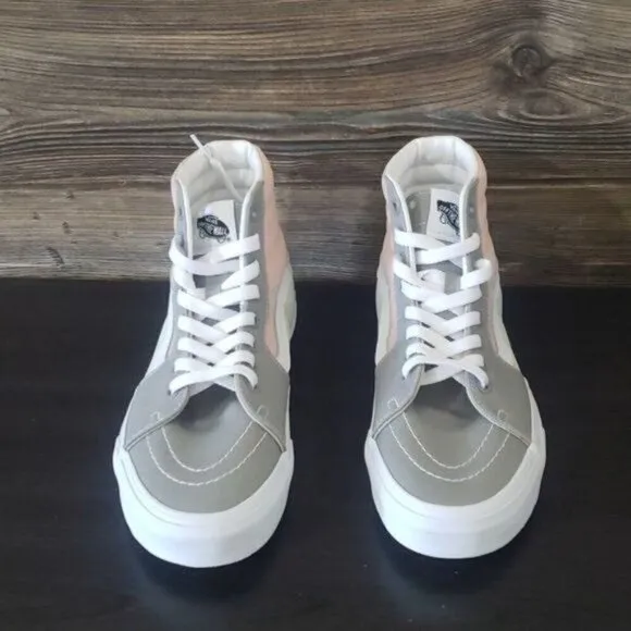 New Vans Sk8 Hi Pastel Multi Color Block High Top Sneakers
