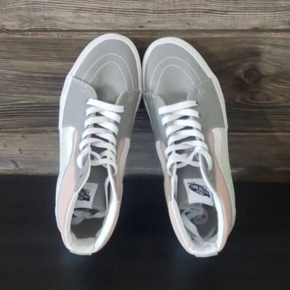 New Vans Sk8 Hi Pastel Multi Color Block High Top Sneakers