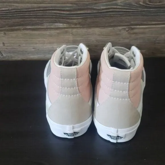 New Vans Sk8 Hi Pastel Multi Color Block High Top Sneakers